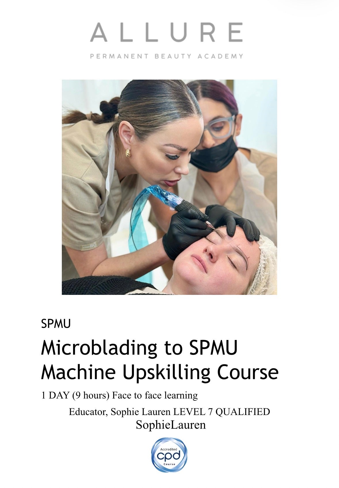 Microblading to SPMU Machine Upskilling Course